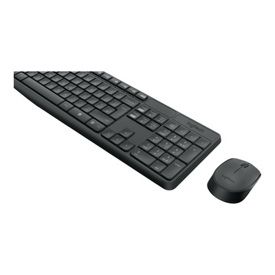Tastatūra Logitech | MK235 | Keyboard and Mouse Set | Wireless | Mouse included | Batteries included | US | Black | 475 g