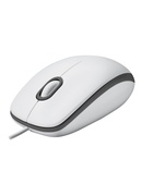 Pele Logitech | Mouse | M100 | Wired | USB-A | White