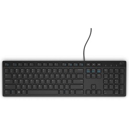 Tastatūra Dell Keyboard KB216 Multimedia Wired NORD Black