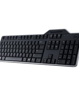 Tastatūra Dell KB813 Smartcard keyboard Wired EN English Black  Hover