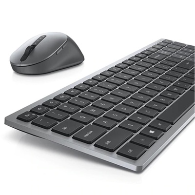 Tastatūra Dell | Keyboard and Mouse | KM7120W | Keyboard and Mouse Set | Wireless | Batteries included | US | Bluetooth | Titan Gray | Numeric keypad | Wireless connection