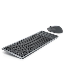 Tastatūra Dell | Keyboard and Mouse | KM7120W | Keyboard and Mouse Set | Wireless | Batteries included | RU | Bluetooth | Titan Gray | Numeric keypad | Wireless connection  Hover
