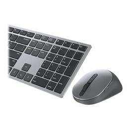 Tastatūra Dell Premier Multi-Device Keyboard and Mouse   KM7321W Keyboard and Mouse Set Wireless Batteries included EE Wireless connection Titan grey