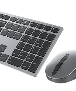 Tastatūra Dell Premier Multi-Device Keyboard and Mouse   KM7321W Keyboard and Mouse Set Wireless Batteries included EE Wireless connection Titan grey  Hover