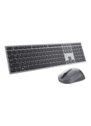 Tastatūra Premier Multi-Device Keyboard and Mouse | KM7321W | Wireless | Ukrainian | Titanium Gray | 2.4 GHz