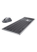 Tastatūra Premier Multi-Device Keyboard and Mouse | KM7321W | Wireless | Ukrainian | Titanium Gray | 2.4 GHz Hover