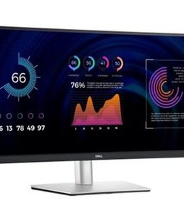 Monitors Dell | Monitor | P3424WEB | 34  | IPS | 21:9 | 60 Hz | 5 ms | 3440 x 1440 pixels | 300 cd/m² | HDMI ports quantity 1 | Black  Hover