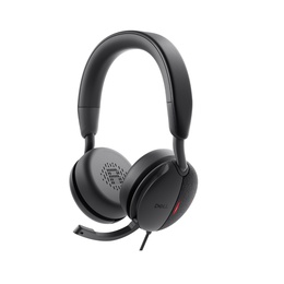 Austiņas Dell Pro Wired On-Ear Headset WH5024 Built-in microphone ANC USB Type-A Black