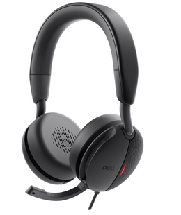 Austiņas Dell Pro Wired On-Ear Headset WH5024 Built-in microphone ANC USB Type-A Black  Hover