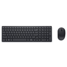 Tastatūra Dell | Silent Keyboard and Mouse | KM555 | Keyboard and Mouse Set | Wireless | Ukrainian (QWERTY) | Black | 2.4 GHz