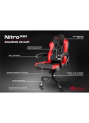  Genesis Gaming chair Nitro 330 | NFG-0752 | Black - red Hover