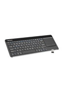 Tastatūra Natec | Keyboard | NKL-0968 Turbo Slim | Keyboard with Trackpad | Wireless | US | m | Black | USB Type-A | 400 g
