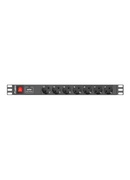  Lanberg Power Distribution unit (PDU) 19 1U 16A 2m 7X Schuko oulets