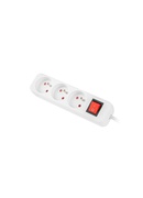  Lanberg Cable Power Strip 3M 3X French Outlets with Switch Hover