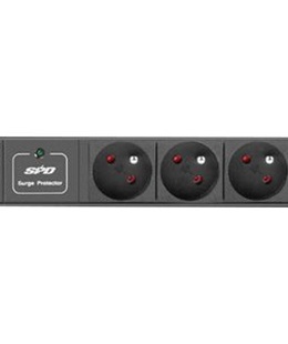  Lanberg Power Distribution Unit (PDU) 10 1U 16A 2m 3x French Outlets | PDU-03E-0200-BK  Hover