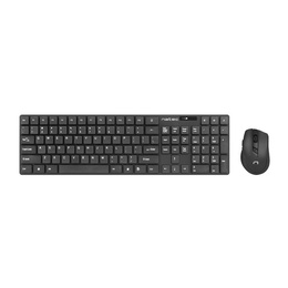 Tastatūra Natec | Keyboard and Mouse | Stringray 2in1 Bundle | Keyboard and Mouse Set | Wireless | Batteries included | US | Black | Wireless connection