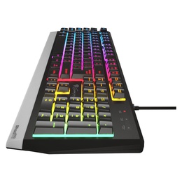 Tastatūra Genesis | Rhod 300 RGB | Gaming keyboard | RGB LED light | US | Black | Wired | 1.75 m