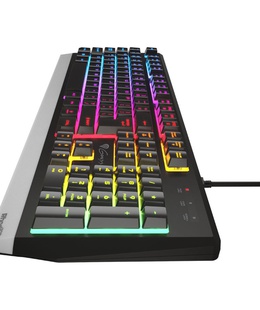 Tastatūra Genesis | Rhod 300 RGB | Gaming keyboard | RGB LED light | US | Black | Wired | 1.75 m  Hover