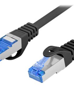  Lanberg Patchcord Cat.6A S/FTP LSZH CCA | PCF6A-10CC-0200-BK | 2 m  Hover