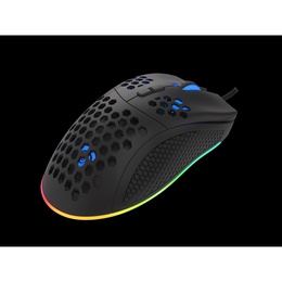 Pele Genesis | Gaming Mouse with Software | Wired | Krypton 550 | Optical | Gaming Mouse | Black | Yes
