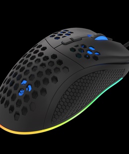 Pele Genesis | Gaming Mouse with Software | Wired | Krypton 550 | Optical | Gaming Mouse | Black | Yes  Hover
