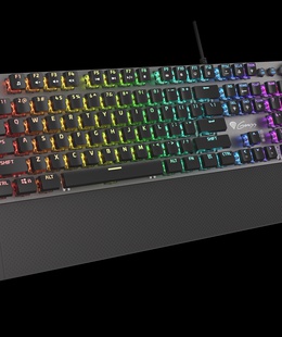 Tastatūra Genesis THOR 400 RGB Gaming keyboard  Hover