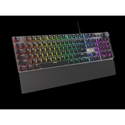 Tastatūra Genesis | THOR 400 RGB | Black/Slate | Gaming keyboard | Wired | RGB LED light | US | 1.6 m