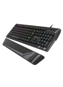 Tastatūra Genesis | Rhod 350 RGB | Gaming keyboard | RGB LED light | US | Black | Wired | 1.75 m