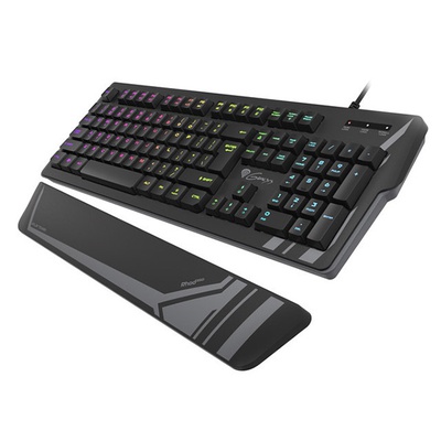 Tastatūra Genesis | Rhod 350 RGB | Black | Gaming keyboard | Wired | RGB LED light | US | 1.75 m