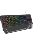 Tastatūra Genesis | Rhod 350 RGB | Gaming keyboard | RGB LED light | US | Black | Wired | 1.75 m Hover