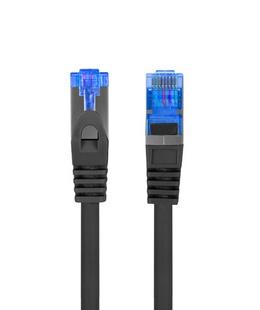  Lanberg Patchcord Cat.6A S/FTP LSZH CCA | PCF6A-10CC-1500-BK | 15 m  Hover