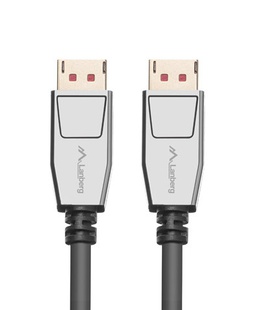  Lanberg DisplayPort M/M Cable 20 PIN V1.4 8K 60HZ | CA-DPDP-20CU-0010-BK | 1 m  Hover