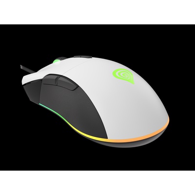 Pele Genesis | Gaming Mouse | Krypton 290 | Wired | Optical | Gaming Mouse | USB 2.0 | White | Yes