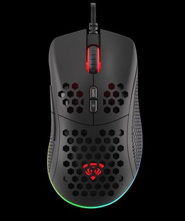 Pele Genesis | Gaming Mouse | Krypton 555 | Wired | Optical | Gaming Mouse | USB 2.0 | Black | Yes  Hover