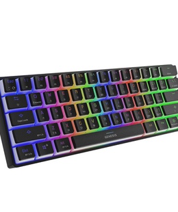 Tastatūra Genesis THOR 660 RGB Gaming keyboard RGB LED light US Wireless/Wired 1.5 m Wireless connection Gateron Red Switch  Hover