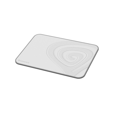  Genesis | Mouse Pad | Carbon 400 M Logo | 250 x 350 x 3 mm | Gray/White