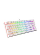 Tastatūra Genesis | THOR 303 TKL | Gaming keyboard | RGB LED light | US | White | Wired | 1.8 m | Brown Switch