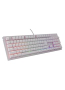 Tastatūra THOR 303 | Mechanical Gaming Keyboard | Wired | US | White | USB Type-A | Outemu Peach Silent Hover