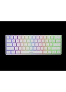 Tastatūra Genesis | THOR 660 RGB | White | Mechanical Gaming Keyboard | Wireless | RGB LED light | US | Bluetooth | USB Type-C | 588 g | Gateron Brown Hover