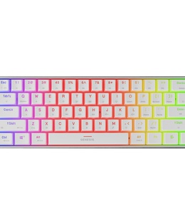 Tastatūra Genesis THOR 660 G2 | Gaming keyboard | Wireless/Wired | US | White | 2.4 GHz  Hover