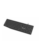 Tastatūra Natec | Keyboard | Nautilus NKL-1950 | Keyboard | Wired | US | Black | USB Type-A | 390 g
