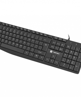 Tastatūra Natec | Keyboard | Nautilus NKL-1950 | Keyboard | Wired | US | Black | USB Type-A | 390 g  Hover