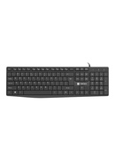 Tastatūra Natec | Keyboard | Nautilus NKL-1950 | Keyboard | Wired | US | Black | USB Type-A | 390 g Hover