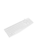 Tastatūra Natec | Keyboard | Nautilus NKL-1951 | Keyboard | Wired | US | White | USB Type-A | 390 g Hover