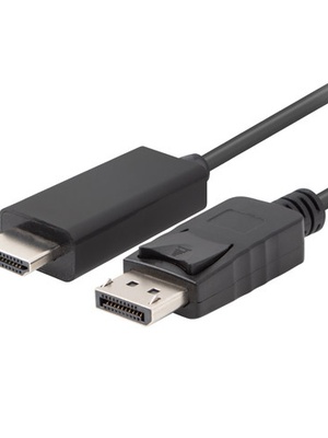  Lanberg | DisplayPort to HDMI Cable | DisplayPort Male | HDMI Male | DP to HDMI | 1.8 m  Hover