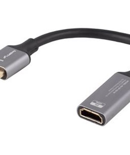  Lanberg Displayport (M) to HDMI (F) Adapter 8K on cable 20cm  Hover