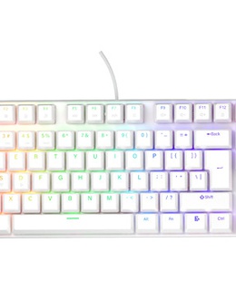 Tastatūra THOR 303 | Mechanical Gaming Keyboard | Wired | US | White | USB Type-A | Outemu Peach Silent  Hover