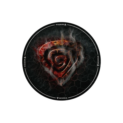  Genesis Tellur 400 Round Lava Floor Mat | Black