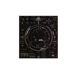  Genesis Tellur 400 Square Hud Floor Mat | Black