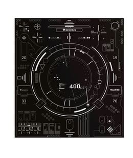  Genesis Tellur 400 Square Hud Floor Mat | Black  Hover